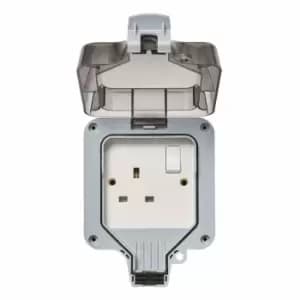 Zinc 1 Gang IP66 13A Socket