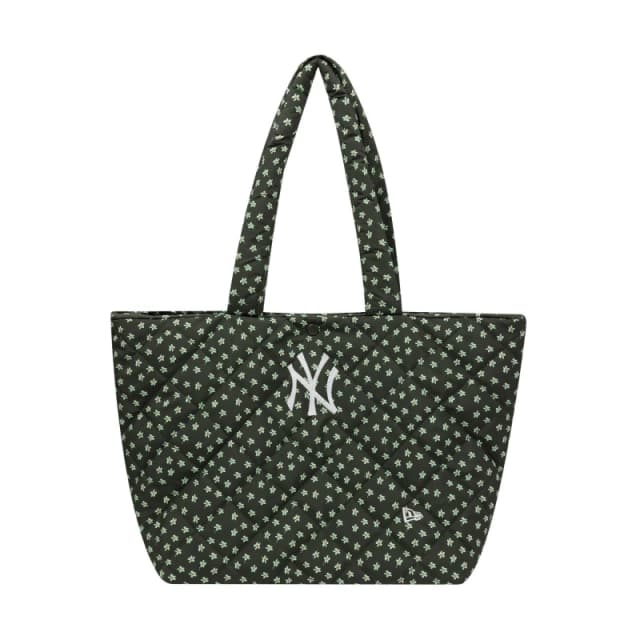 New Era Womens Quilted Tote Bags NY Floral Green female One Size