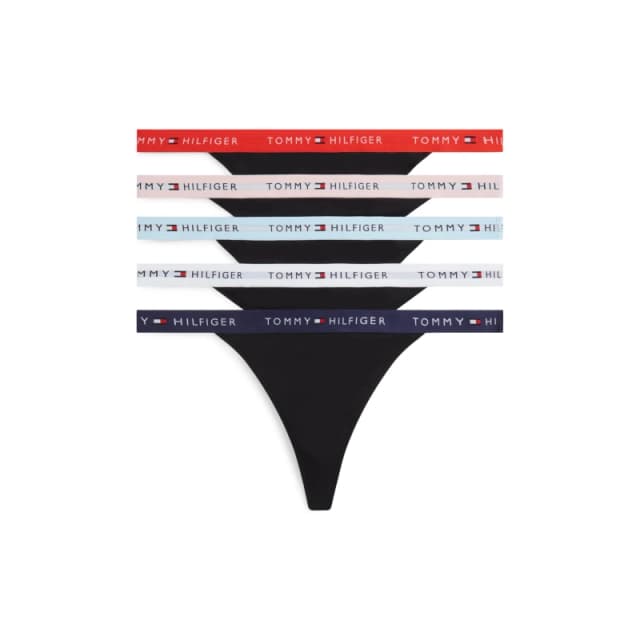 Tommy Hilfiger THB 5P Tanga Thong Ld63 Pnk/Blu/Wht/Red female 8 (XS)