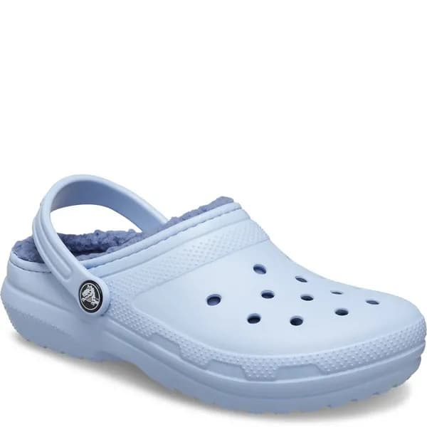 Crocs Kids Classic Lined Toddler Clogs Blue Calcite, 10 Youth