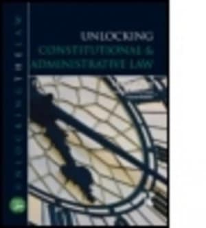 Unlocking Constitutional and Administrative Law by Mark Ryan Paperback