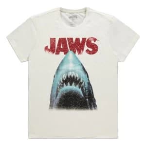 Universal - Jaws Movie Poster Mens Large T-Shirt - White