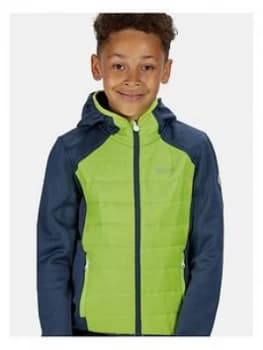 Regatta Boys Keilder Hybrid Iii Hooded Jacket - Navy/Green