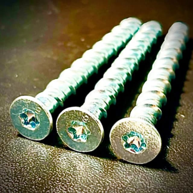 Fixaball 5mm Masonry Anchor Screw Torx Countersunk Zinc Jcp Anker Bolt