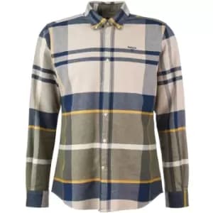 Barbour Mens Iceloch Tailored Shirt Forest Mist Medium