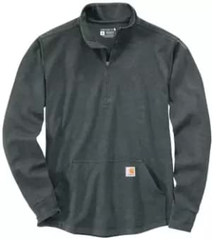 Carhartt Half Zip Thermal Longsleeve Shirt, grey Size M grey, Size M