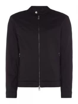 Mens Michael Kors Zip up nylon biker jacket Black