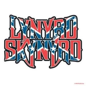 Lynyrd Skynyrd - Flag Single Cork Coaster