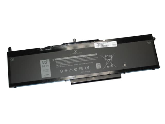 BTI BTI 92Wh 6 cell WFWKK compatible battery for DELL PRECISION 3530 PRECISION 3520 LATITUDE 5591 LATITUDE 5590 LATITUDE 15 5591 LATITUDE 15 5590 451-