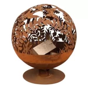 Fallen Fruits Fancy Flames Globe Laser Cut Meadow Fireglobe