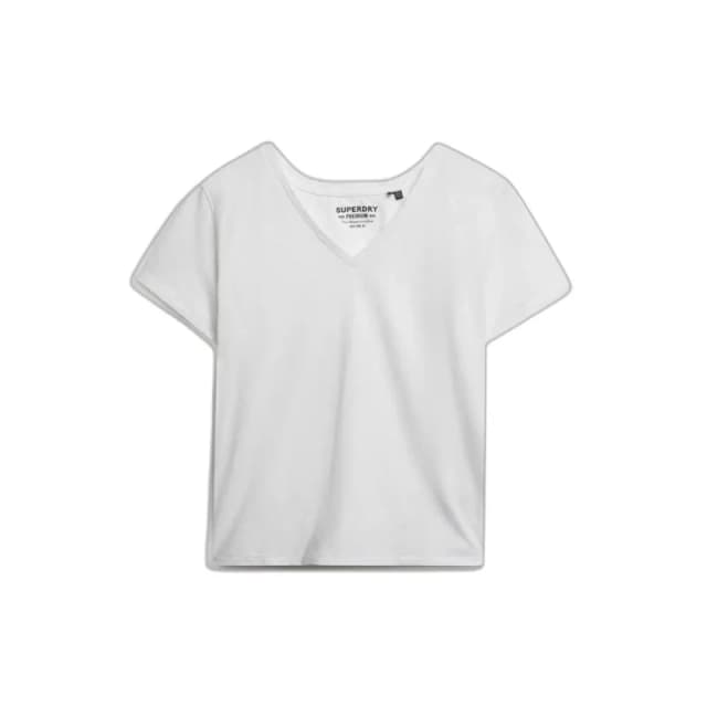 Superdry Embroidered T-Shirt White Women 8;10;14