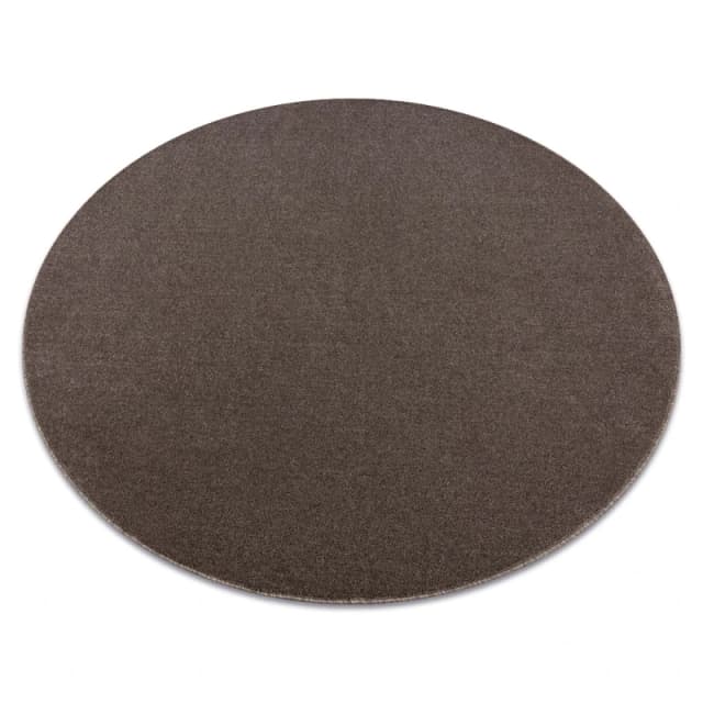 RugsX Eton Plus Rug in Brown Size: 200cm diameter Brown Unisex 200cm diameter