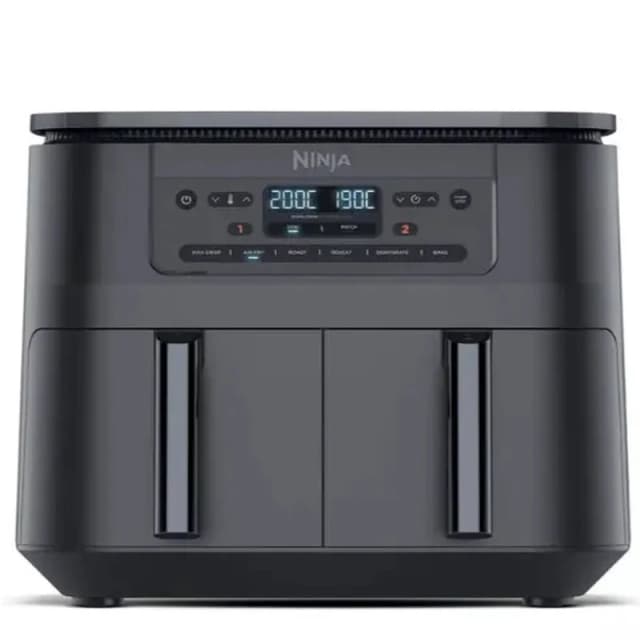 Ninja 6-in-1 Dual Zone DZ300UK Air Fryer - Gun Metal Grey, Black,Silver/Grey 622356322706