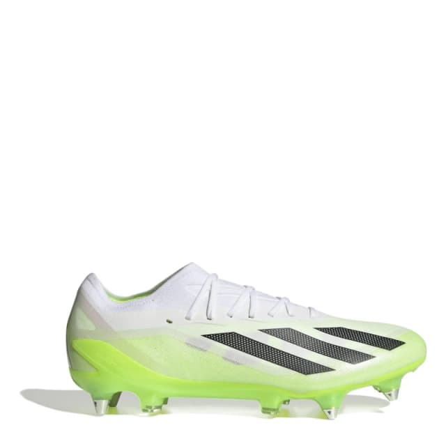 adidas X Crazyfast Elite Soft Ground Football Boots Wht/Blk/Lemon male 6.5 (40)