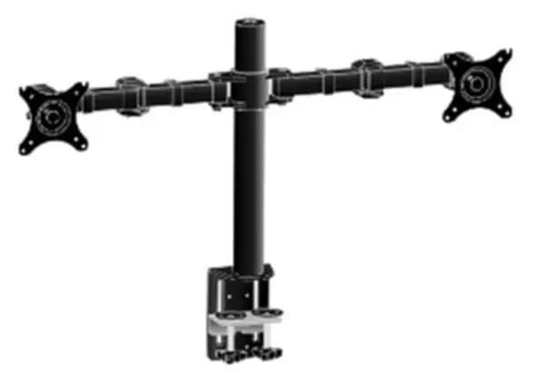 iiyama DS1002C-B1 Dual Screen Desk Mount for Desktop Monitors - Black