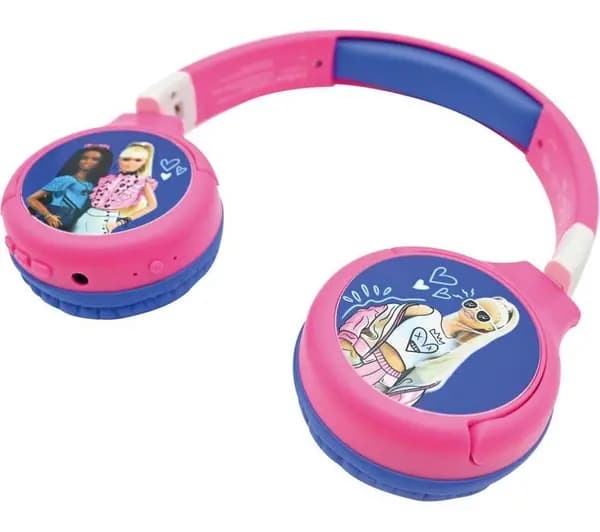 Lexibook Barbie HPBT010BB Wireless Bluetooth Kids Headphones
