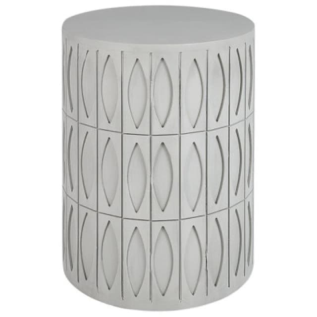 Beliani Side Table Deara Light Grey