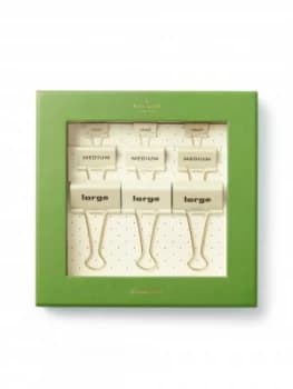 Kate Spade New York Small. Med. Lrg. Binder clips