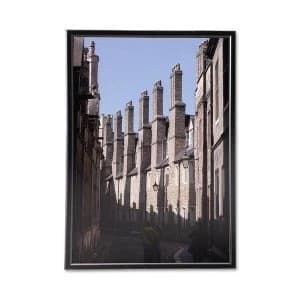 5 Star Facilities A3 Snap Frame with Non Glass Polystyrene Front Back Loading 307 x 17 x 430mm Black