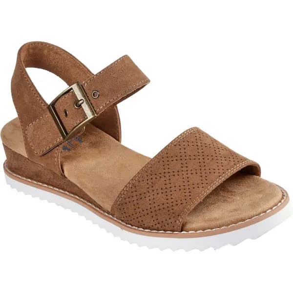 Skechers Womens Desert Kiss Serendipitous Strap Sandals UK Size 8 (EU 41) Chestnut SKE2241-CSNT-8