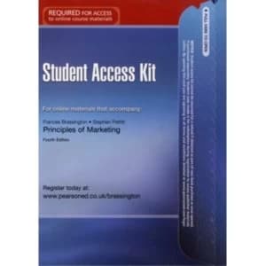 Principles of Marketing Student Access Card