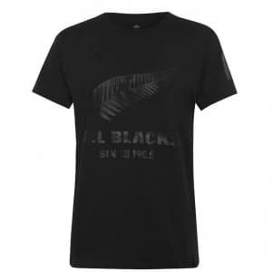 adidas All Blacks Fan T Shirt Mens - Black