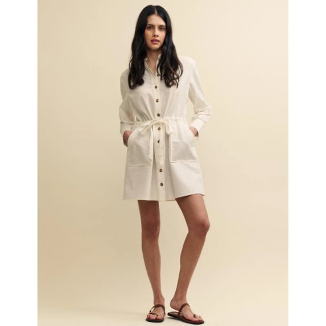 Nobodys Child Mia Mini Dress Cream female 6 (2XS)