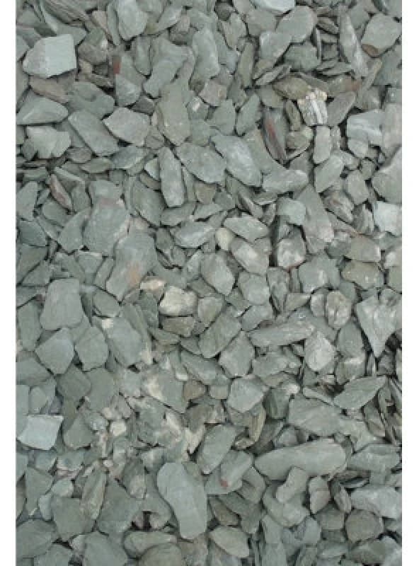 Deco-pak 20mm Green Slate Aggregate Bulk Bag - 850 Kg - L100 X W100 X H80 Cm