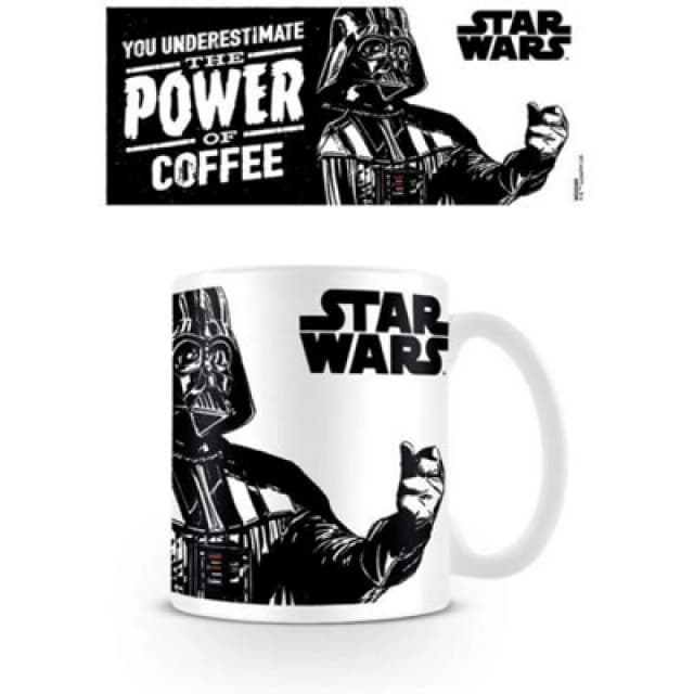 Star Wars The Power Of Coffee Mug White unisex