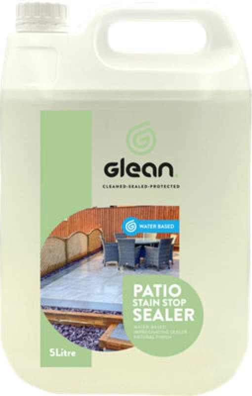Go Glean Glean Patio Sealer - Stain Stop Solvent Based - 5 Litre
