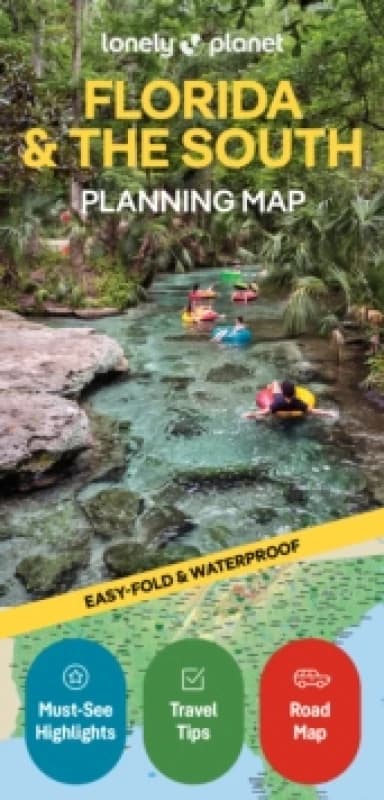 Lonely Planet Florida & the South Planning Map Sheet map, folded