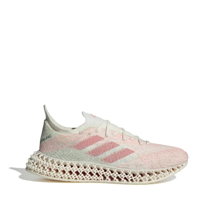 adidas Womens X Strung Everyday Neutral Road Running Shoes Off White/Pink female 4.5 (37.3)