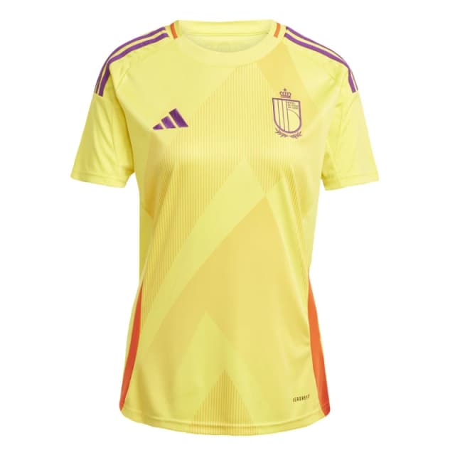 adidas Belgium Away Shirt 2025 Juniors Impact Yellow male 7-8 Years