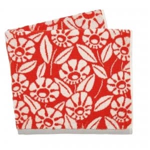 Helena Springfield Tivoli 100% Cotton Coral Towel Coral and White