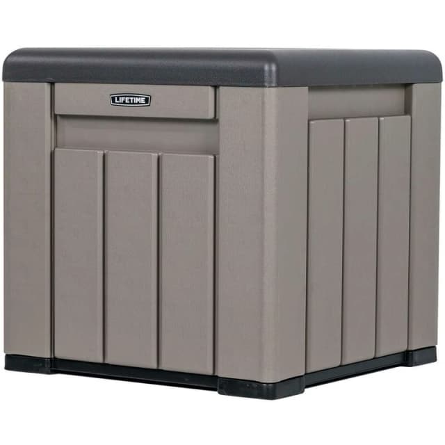 Lifetime Outdoor Storage Cube, Grey 60372U