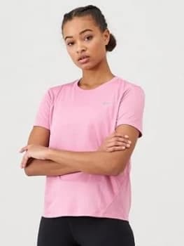 Nike Running Miler Tee - Flamingo