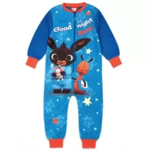 Bing Bunny Boys Good Night Bing Characters Bodysuit (18-24 Months) (Blue)