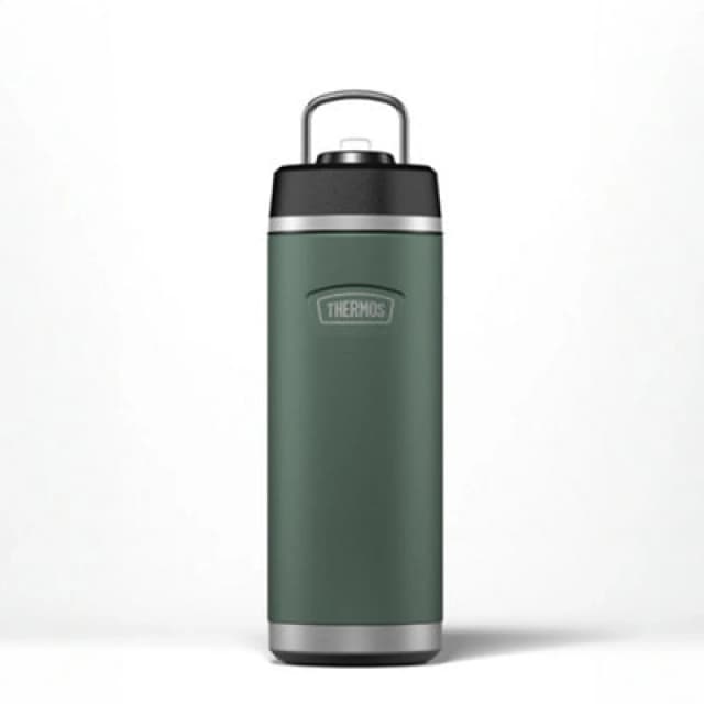 Thermos Icon Series 710ml Flip Straw Water Bottle - Rock Cap Green Green Unisex