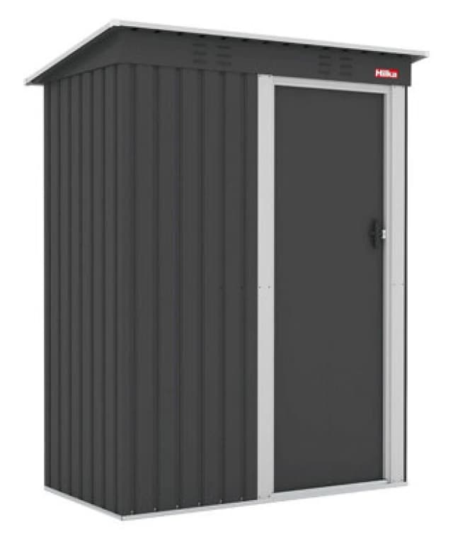 Garden Storage Shed Bike Storage Metal Lockable Door Hilka 5X3ft