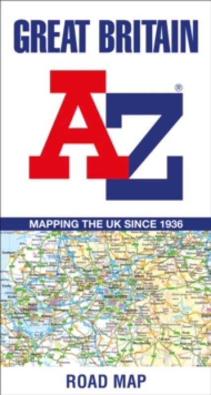 Great Britain A-Z Road Map. By AZ maps Books