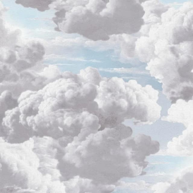 As Creation Grey Blue Metropolis Painted Cloud Wallpaper Textured Paste The Wall Vinyl