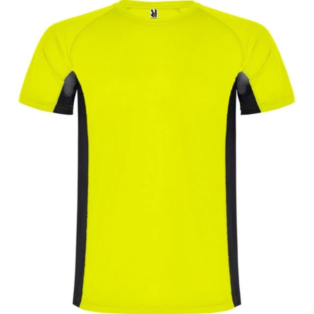 ROLY ROLY Men Shanghai Short-Sleeved Sports T-Shirt in Bright Yellow Size: Small Bright Yellow S Male 5063574004688