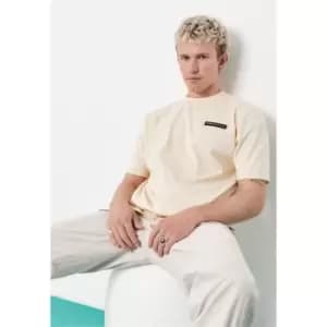 Mennace Badge Oversized T Shirt - Neutral