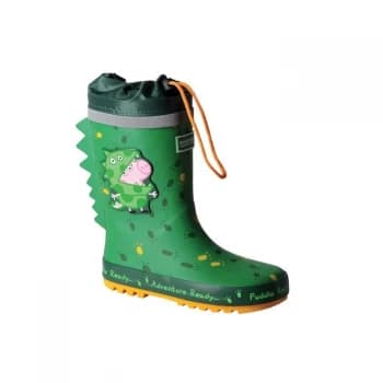 Regatta Peppa Pig Puddle Wellington - Dino Green