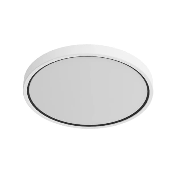 Nordlux Noxy Indoor Ceiling Light White Plastic Intergrated LED 3-Level Dimming - Mains Powered, IP44 White Unisex