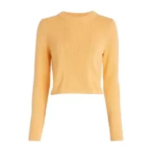 Calvin Klein Jeans Loose Knitted Sweater - Orange