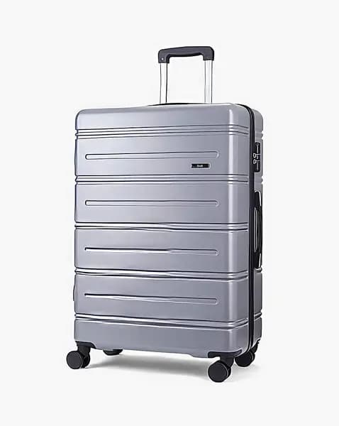 Rock Luggage Lisbon VLJZ4 Large Light Grey Suitcase