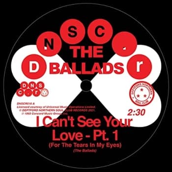 The Ballad's - I Cant See Your Love (For The Tears In My Eyes). Pt. 1 / I Cant See Your Love (For The Tears In My Eyes)....