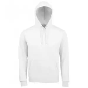 SOLS Unisex Adults Spencer Hooded Sweatshirt (L) (White)