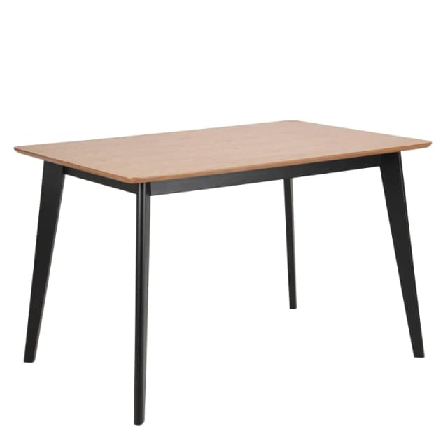 Furniture To Go Roxby Dining Table in Oak & Black Unisex